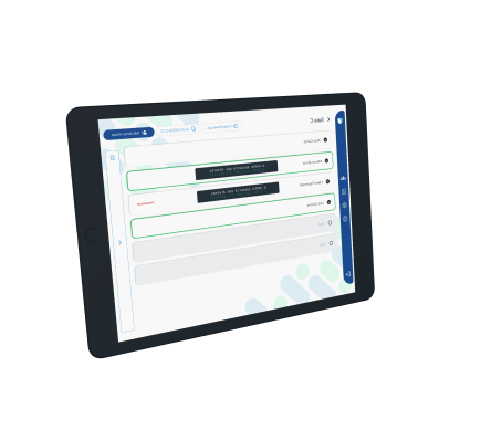 Aplicativo Sala Braille em um tablet